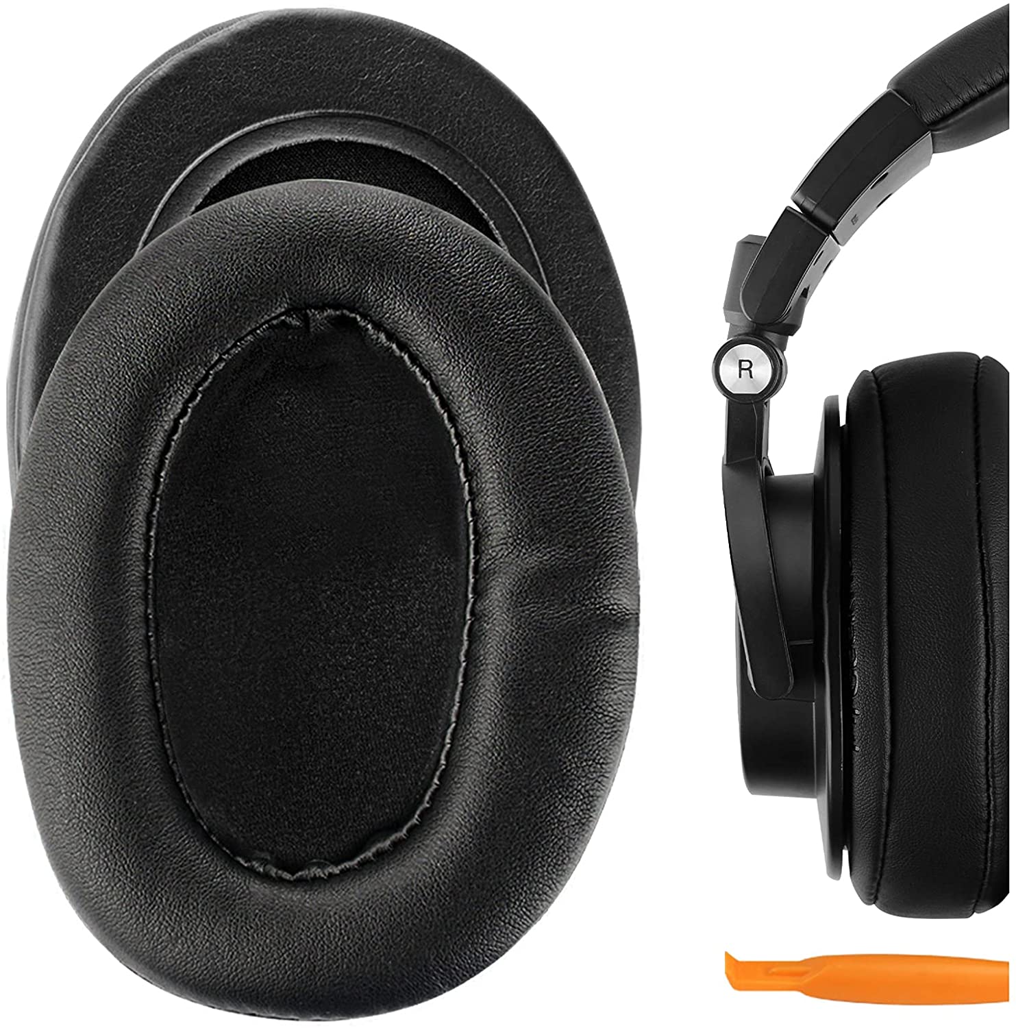 Audio Technica Headphone Ath-M20X - Wymienne nauszniki z proteinowej skóry ekologicznej