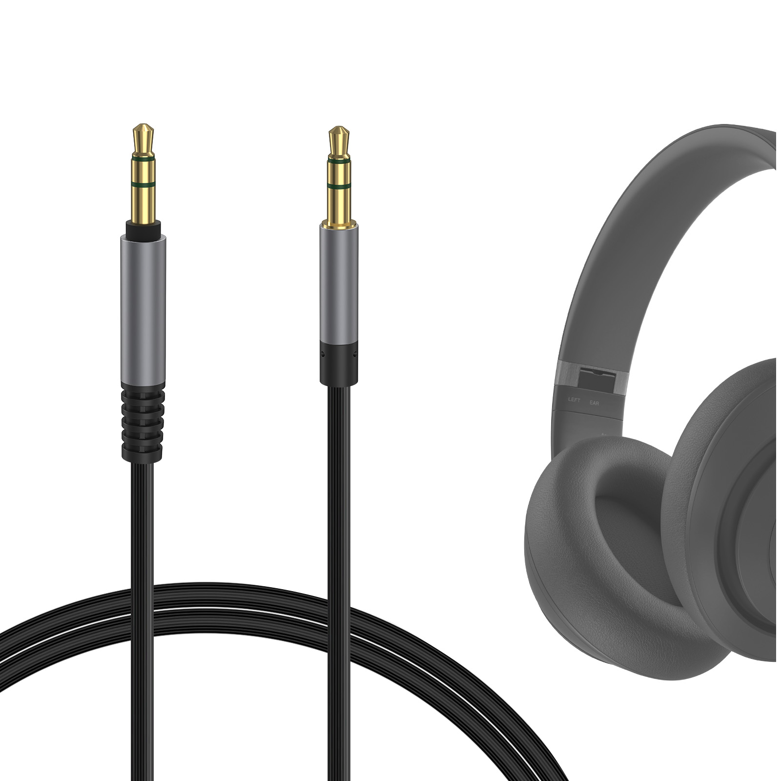 Beats Headphone Solo 4 - Kabel audio Geekria 1/8 cala (3,5