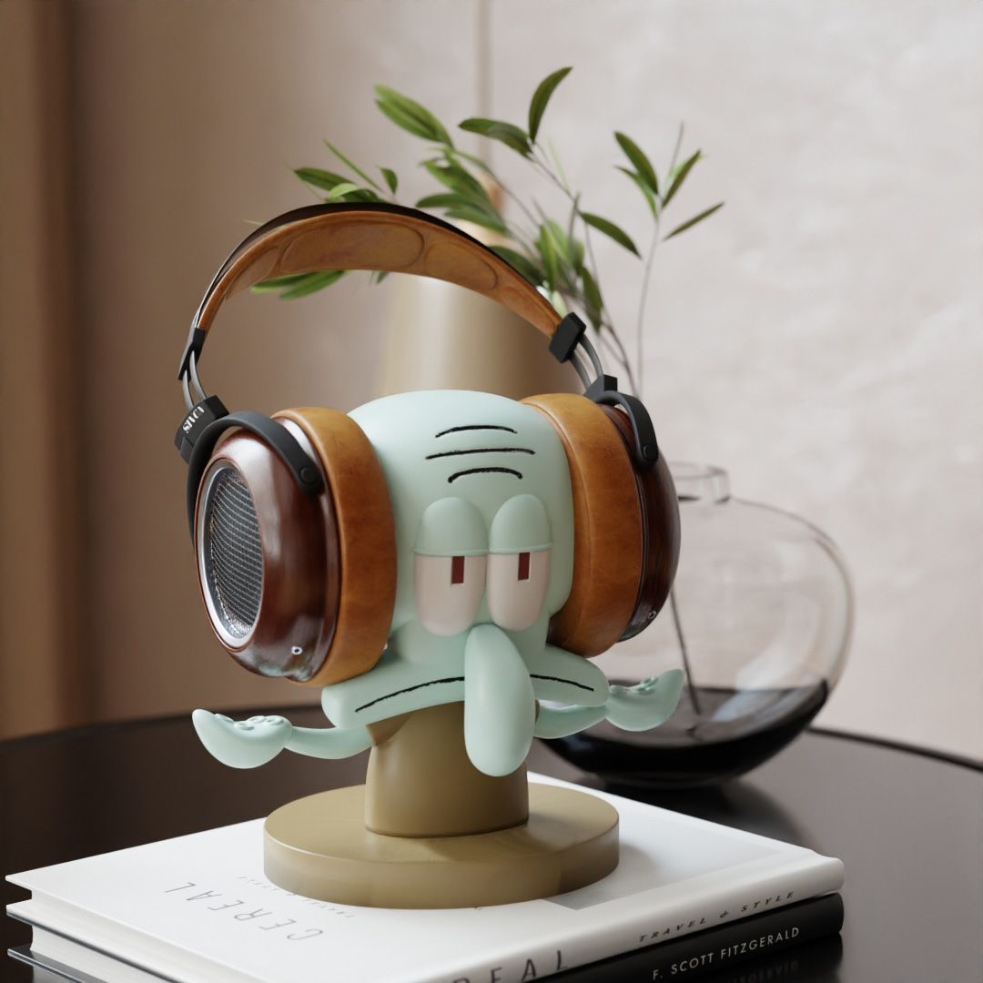Headphone Stand Desk - Stojak na słuchawki SpongeBob Kanciastoporty Squidward,