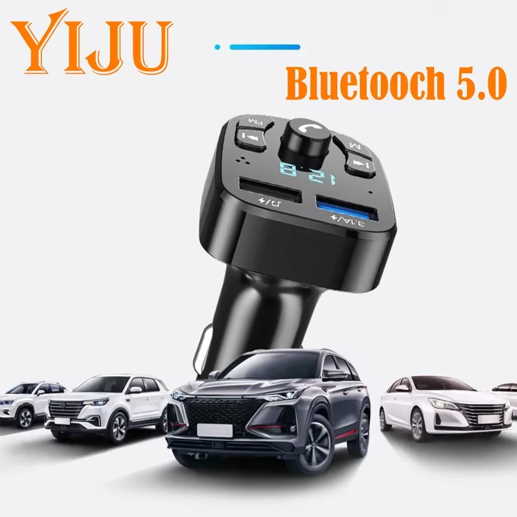 Bluetooth Adapter Receiver - Samochodowy nadajnik Bluetooth 5.0 Fm, bezprzewodowy