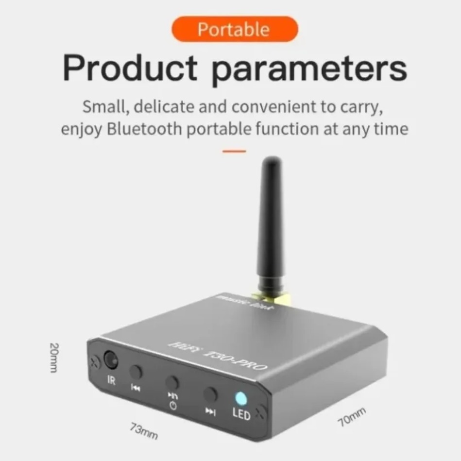 Bluetooth Adapter Receiver - Odbiornik audio Bluetooth 5.2, wielofunkcyjny adapter