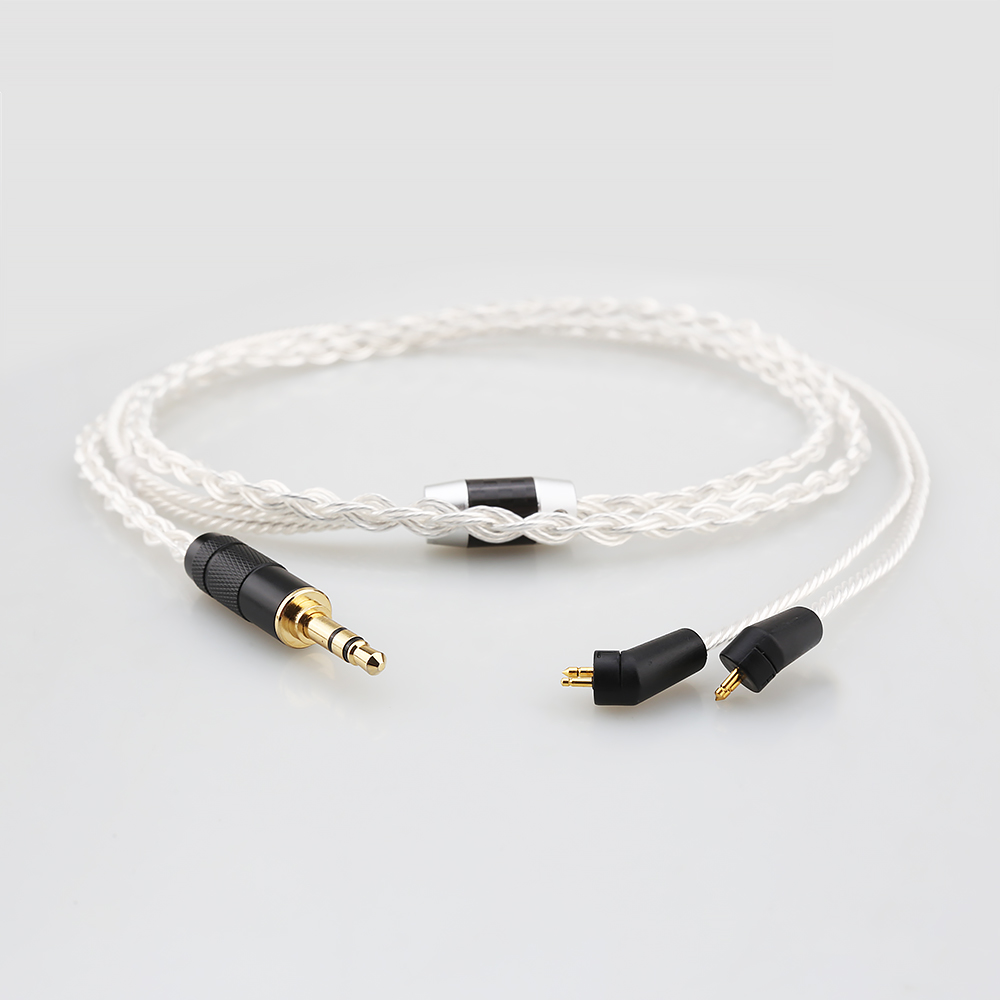 In Ear Monitor Iem - 8-rdzeniowy posrebrzany kabel ulepszający do słuchawek