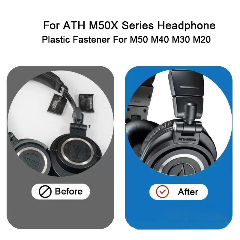 Audio Technica Headphone Ath-M20X - Nowy zamiennik plastikowego zapięcia na pałąk