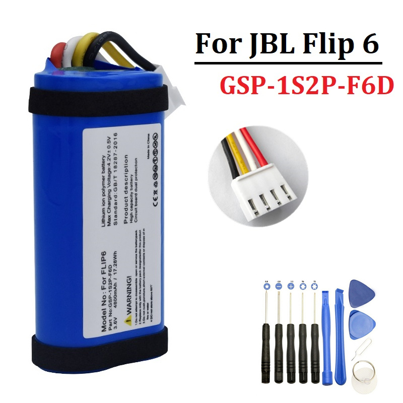 Jbl Speaker Flip 6 - Bateria 4800 mAh do bezprzewodowego głośnika