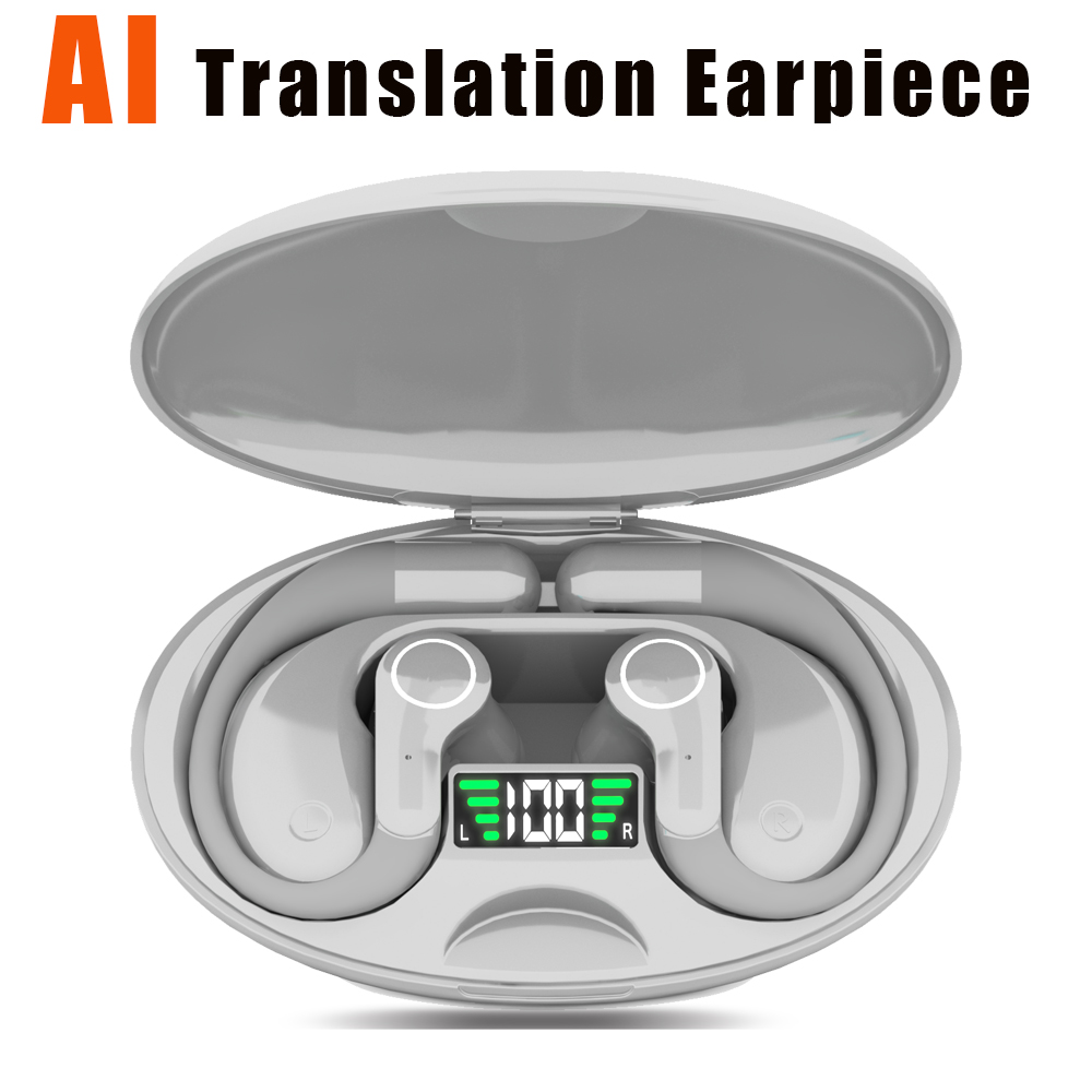 Słuchawki z tłumaczem AI, tłum – Earbuds Charging Case recenzja i cena