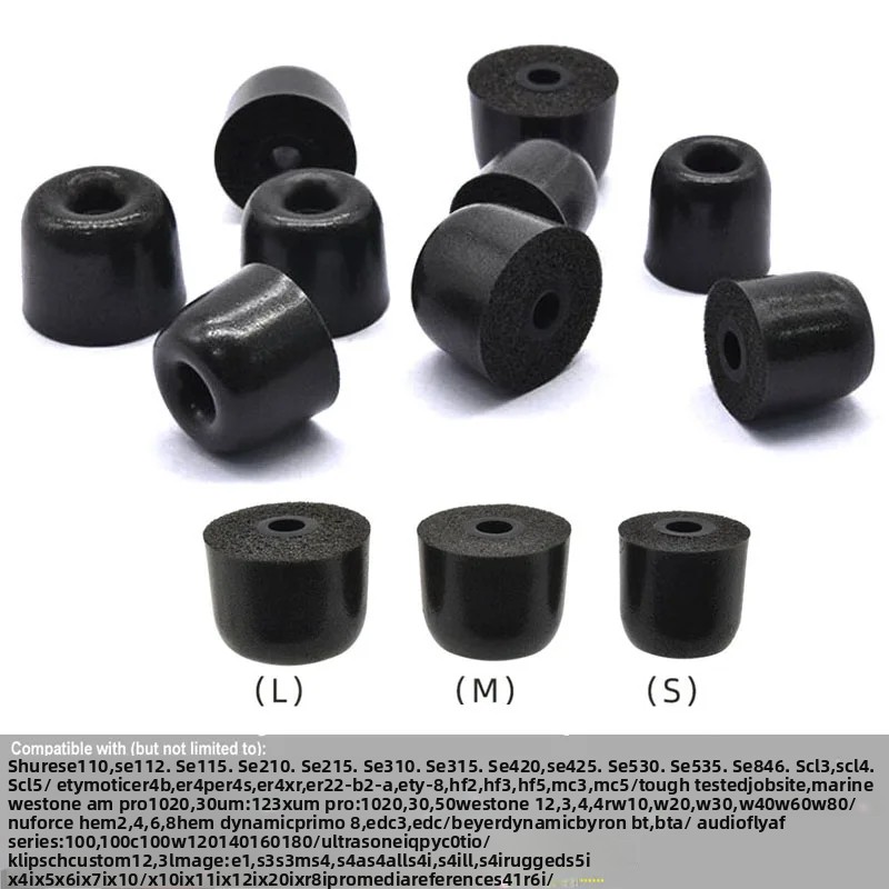 20 par wkładek dousznych ANJIR – Earphone Foam Tip recenzja i cena