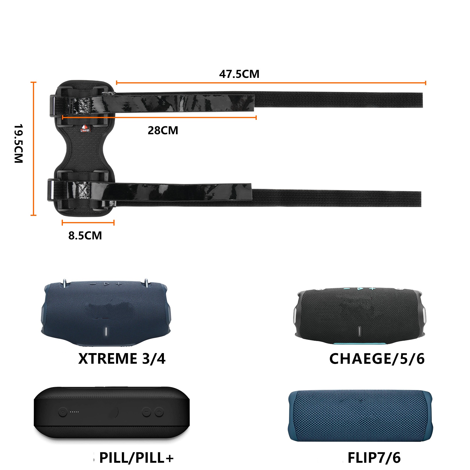 Czarny uchwyt na głośnik pasuj – Jbl Speaker Charge 5 recenzja i cena