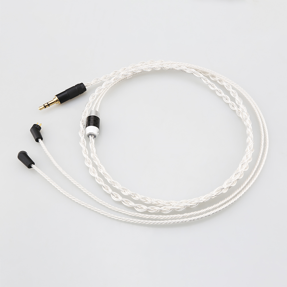 8-rdzeniowy posrebrzany kabel  – In Ear Monitor Iem recenzja i cena