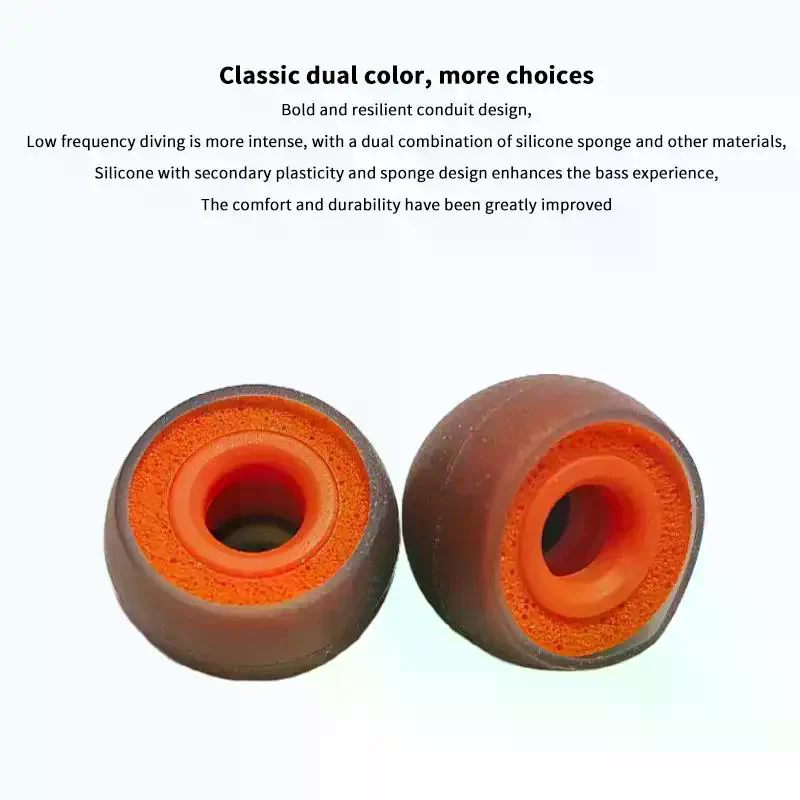 Para silikonowych nakładek na  – Earphone Foam Tip recenzja i cena