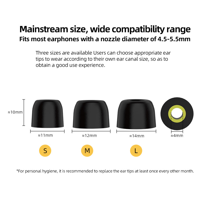 KZ Foam Tips T400 Reduced Toot – Earphone Foam Tip recenzja i cena