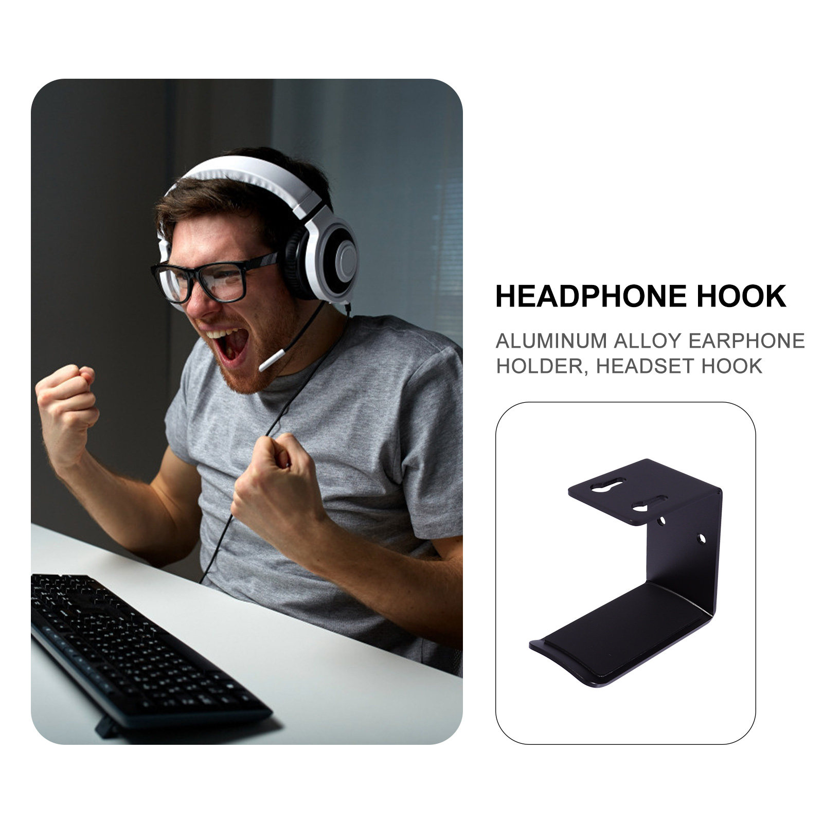 1 szt. Wysokiej jakości uchwyt – Headphone Stand Desk recenzja i cena