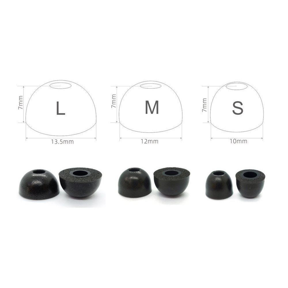 2 sztuki wymienne wkładki dous – Earphone Foam Tip recenzja i cena