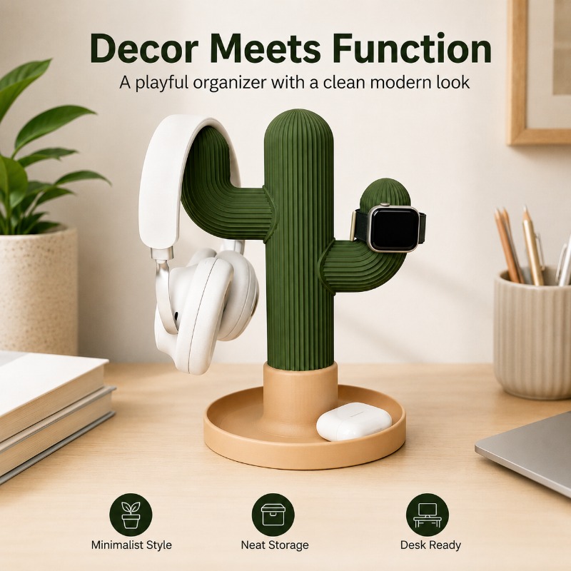 Minimalistyczny stojak na słuc – Headphone Stand Desk recenzja i cena